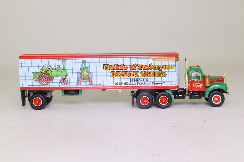 38045; 1956 Mack B-61 Tractor Trailer; Models Of Yesteryear - Platinum Edition